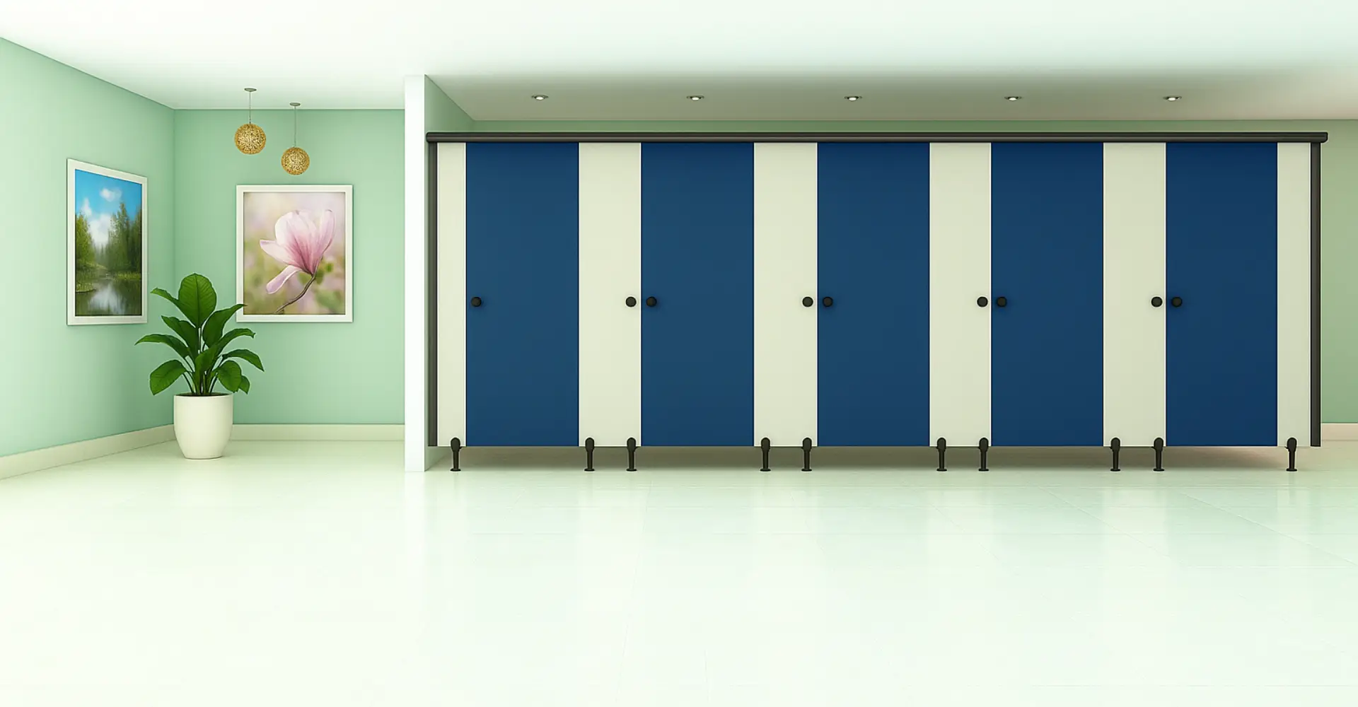Toilet Cubicles Partition, Carlton Prime