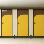 Toilet Cubicles Partition, Half Round