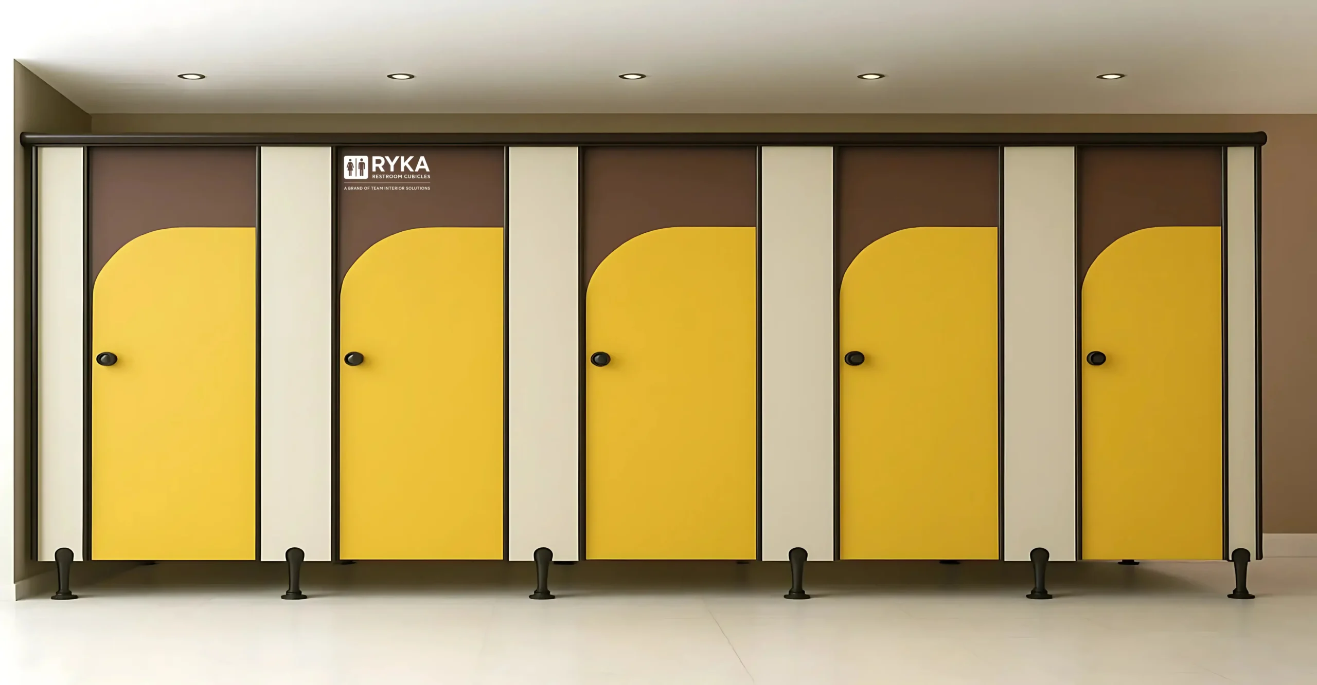 Toilet Cubicles Partition, Half Round