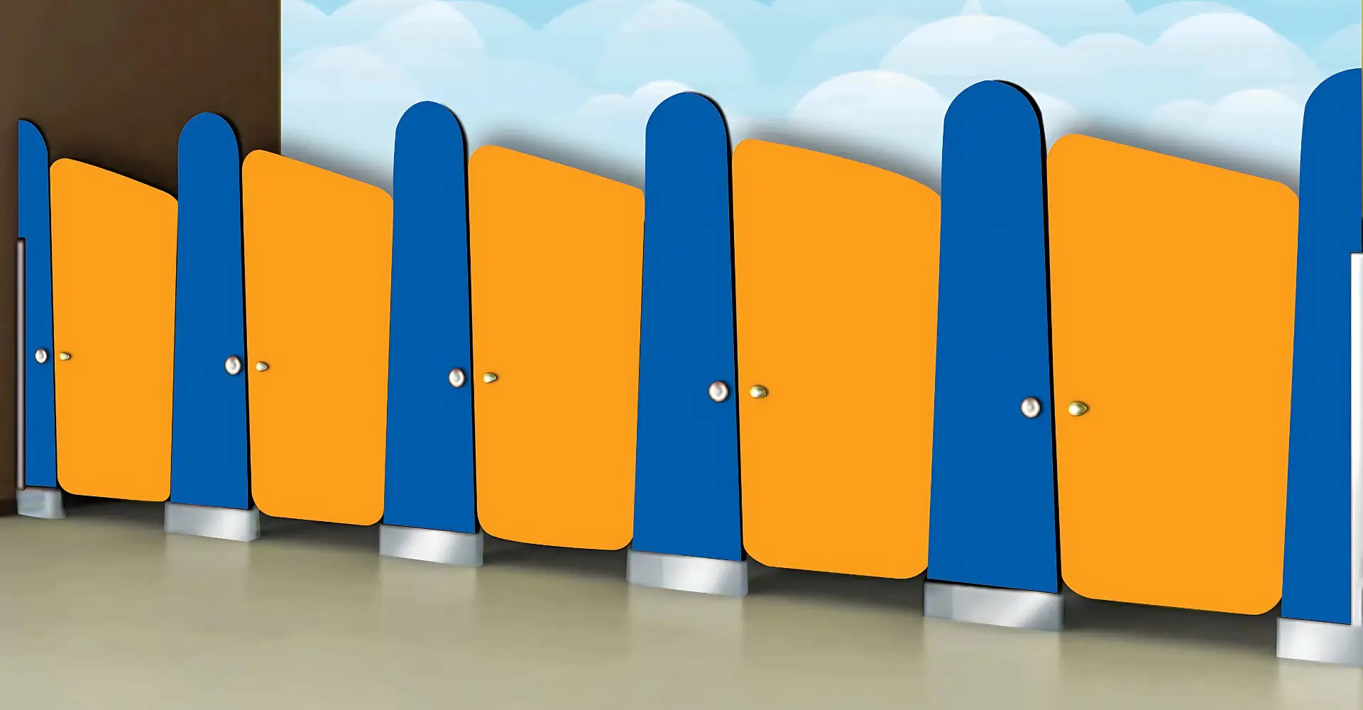 Toilet Cubicles Partition, Lil-Shine
