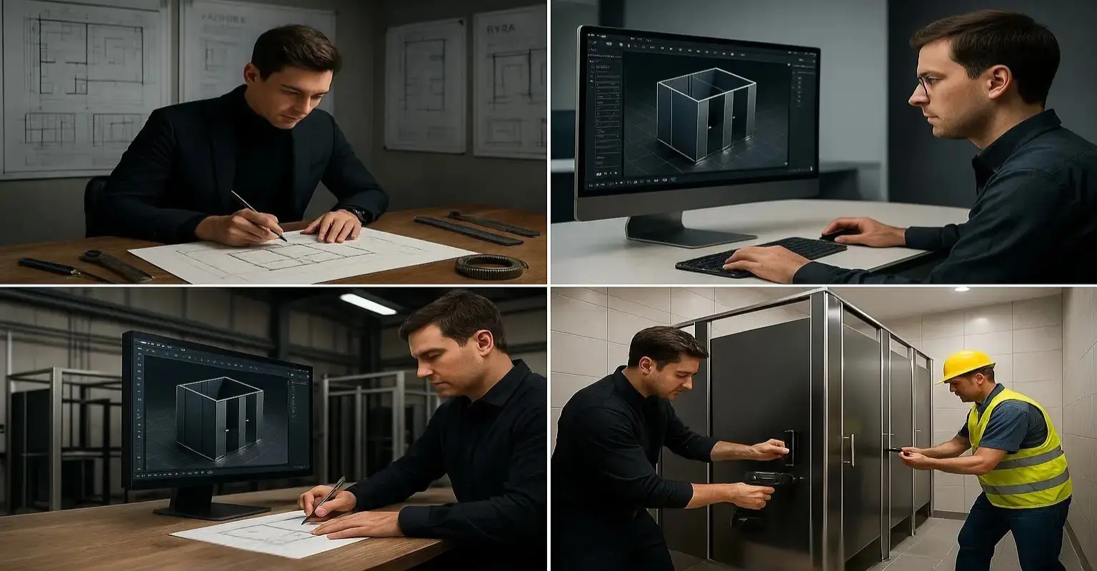 Toilet Cubicles Partition