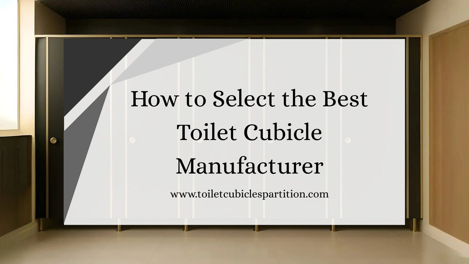 Toilet Cubicles Partition Manufacturer