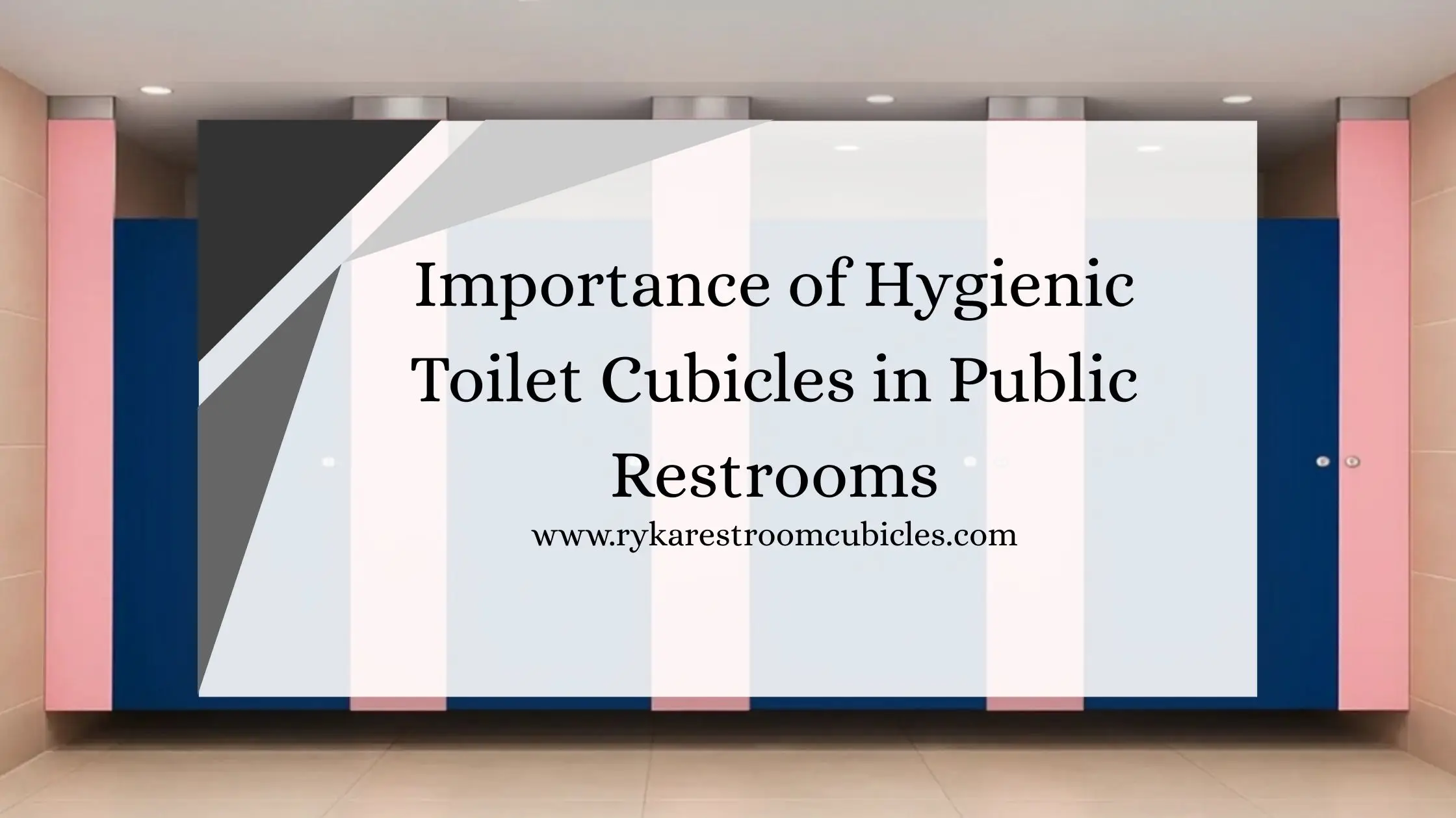 Toilet Cubicles in Public Restrooms