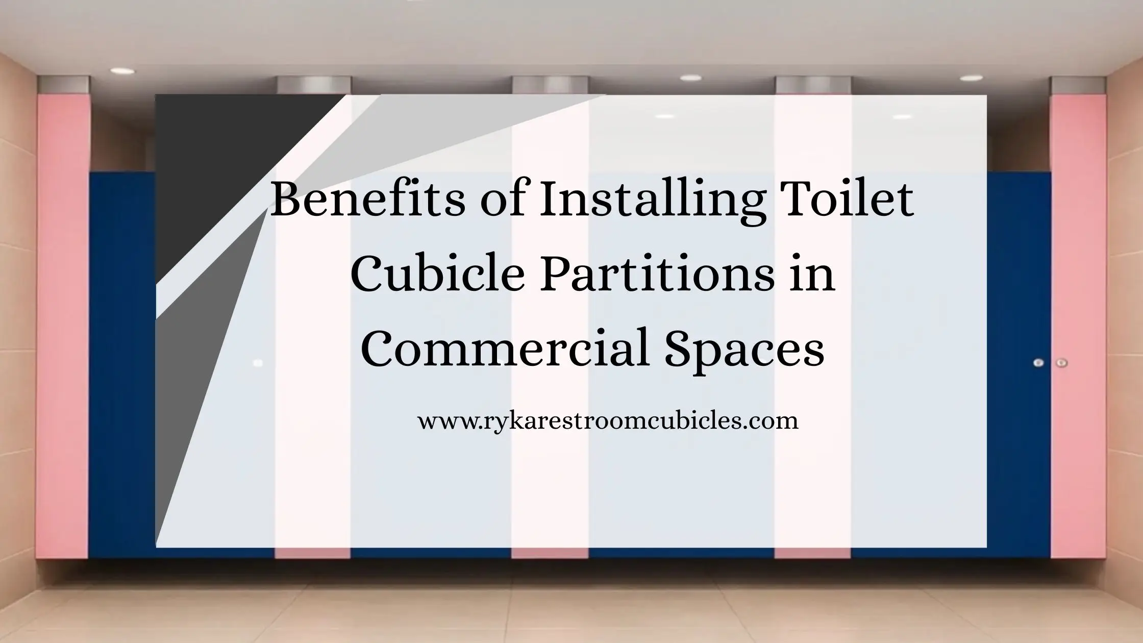 Toilet Cubicle Partitions in Commercial Spaces